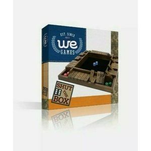 WE Games 4-Player Shut the Box 14" Table Version